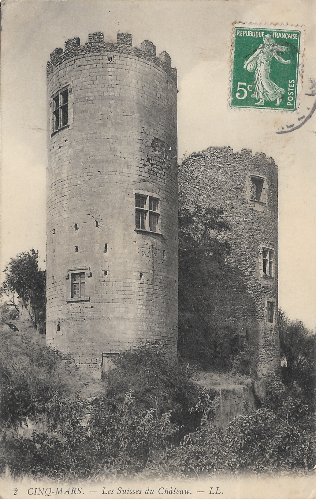 Les tours du château de Cinq-Mars